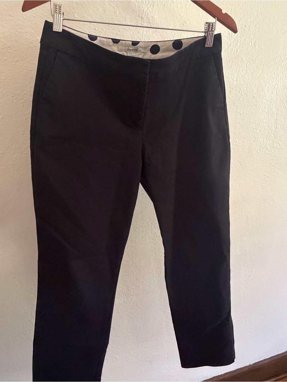 Boden Richmond 7/8 Trousers Black Women’s US 8R Ankle Pant.